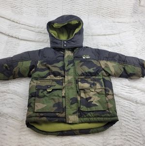 Old Navy toddler winter coat with removable hood